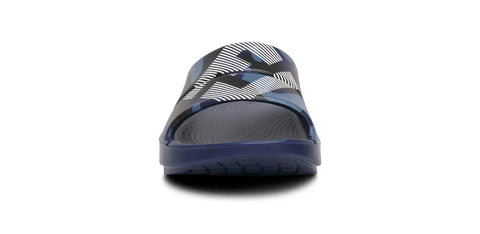 FJ X OOFOS Men's OOahh Sport Slide Sandal - Navy Camo