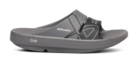BAUER/OOFOS Women's OOahh Sport Slide Sandal – Slate