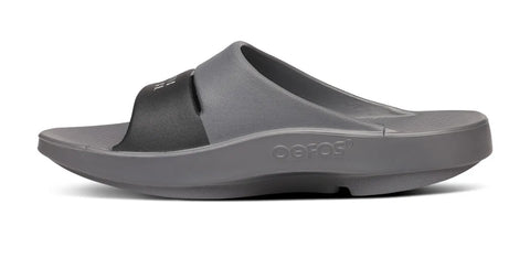 BAUER/OOFOS Women's OOahh Sport Slide Sandal – Slate
