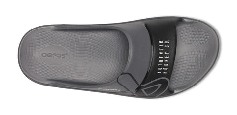 BAUER/OOFOS Women's OOahh Sport Slide Sandal – Slate