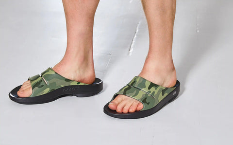 Men's OOahh Sport Slide Sandal - Green Camo