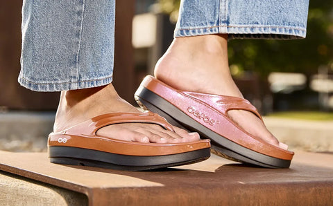 Women's OOmega OOlala Stacked Sandal - Copper